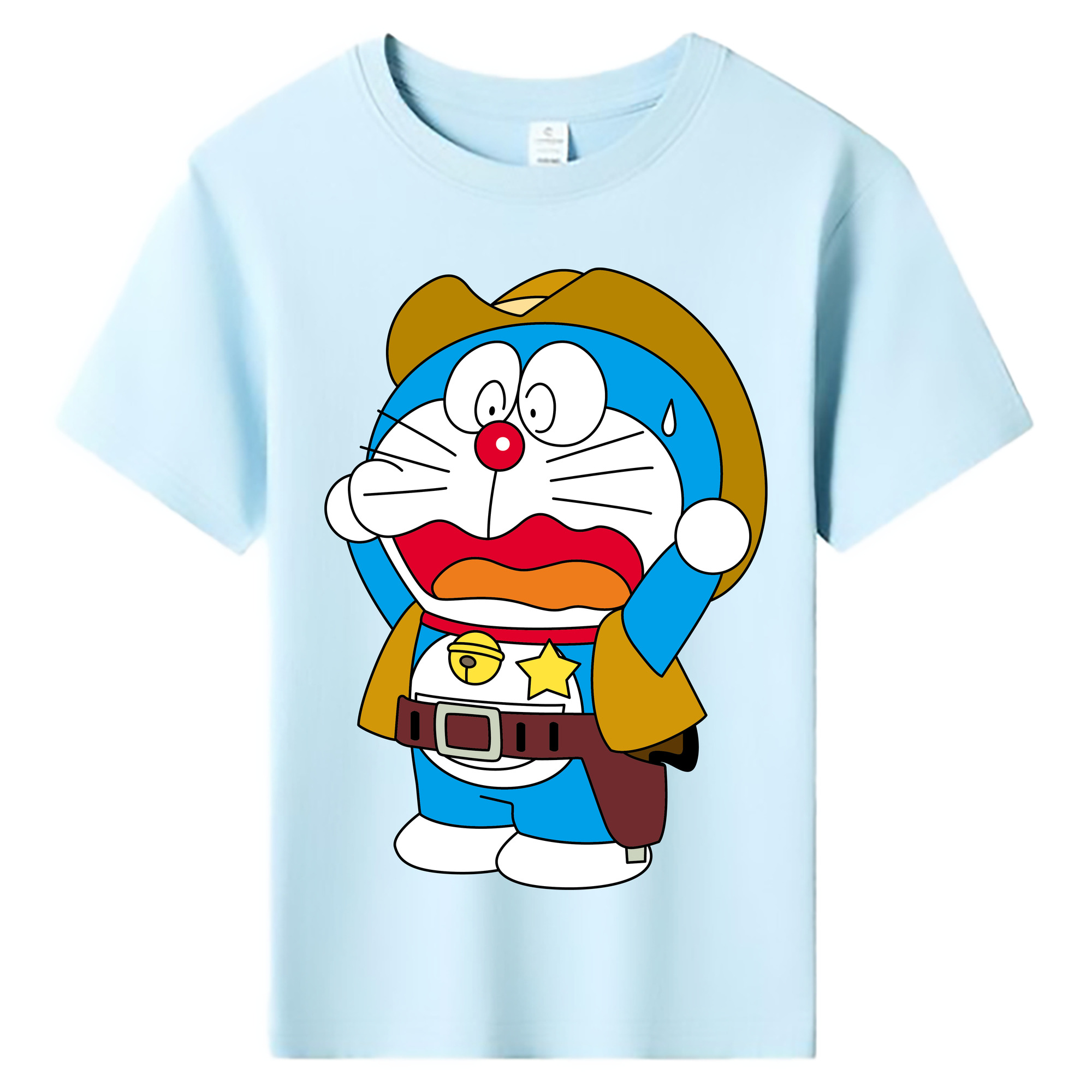 （画像用） ドラえもん Doraemon 綿100％キッズTシャツ（フロントプリント）